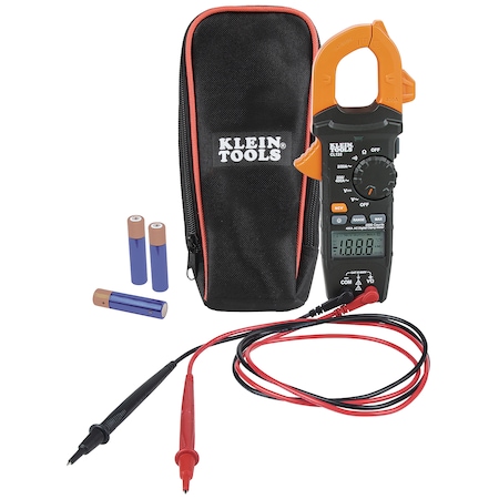 Klein Tools Digital Clamp Meter, AC Auto-Ranging 400 Amp CL120